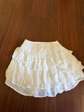Brand new white flowy skirt